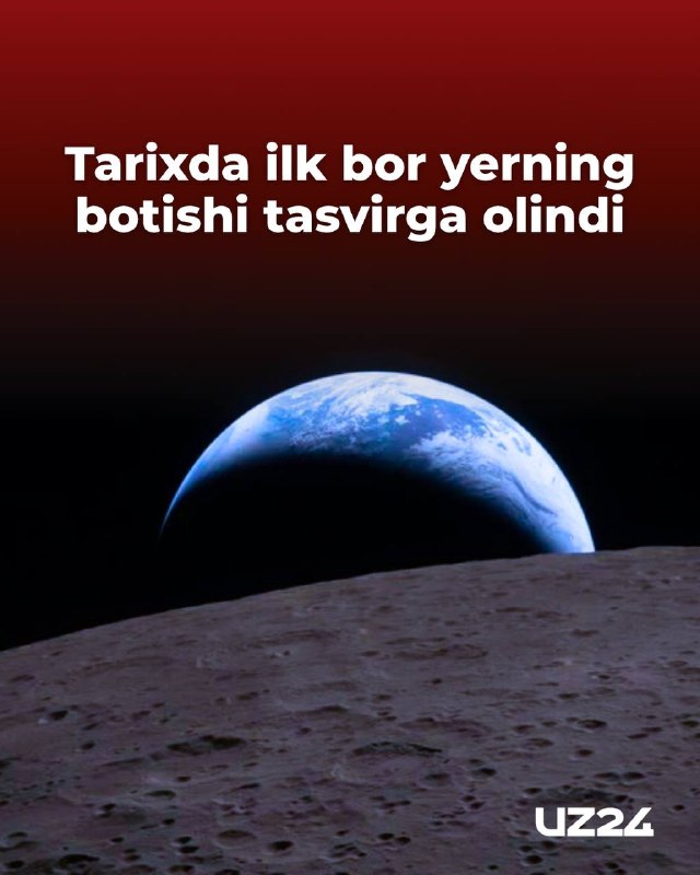 Tarixda ilk bor yerning botishi tasvirga olindi
