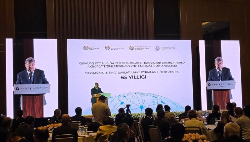 Ayni paytda Hyatt Regency Tashkent mehmonxonasida “Xalqaro yer kuni” hamda “Oʻzdavyerloyiha” davlat…
