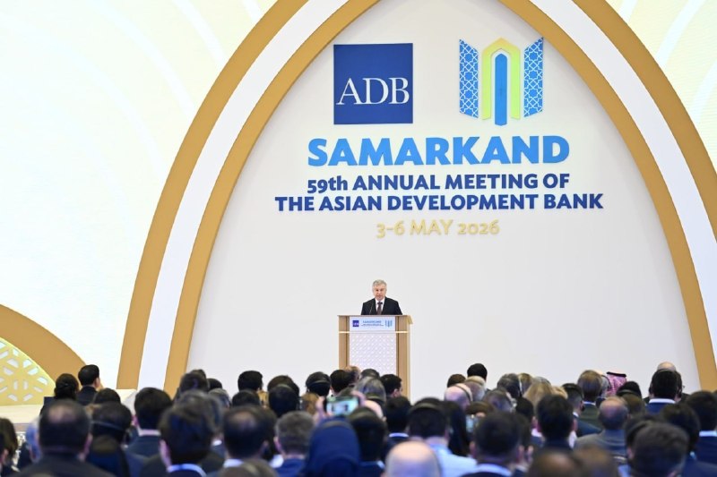 Ayni paytda Prezident Shavkat Mirziyoyev Samarqand shahrida oʻtayotgan Osiyo taraqqiyot banki…