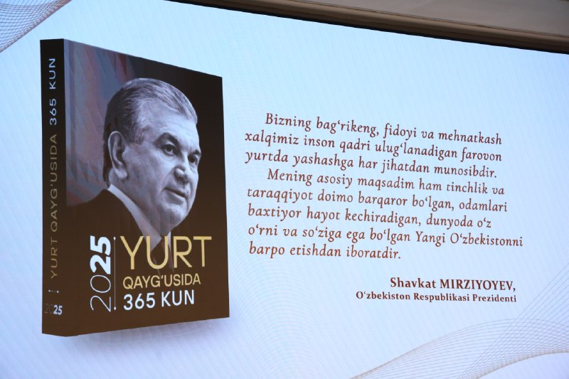 “Yurt qaygʻusida 365 kun”