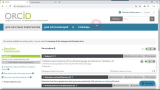ORCID – tadqiqotchilarning ochiq ID si boʻlib, har bir tadqiqotchi va olimga bepul taqdim etiladi?